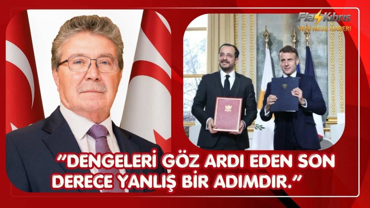 Üstel: Bu antlaşma yapıcı çabalara hizmet etmemekte, aksine güven artırıcı ortamı zedelemektedir.