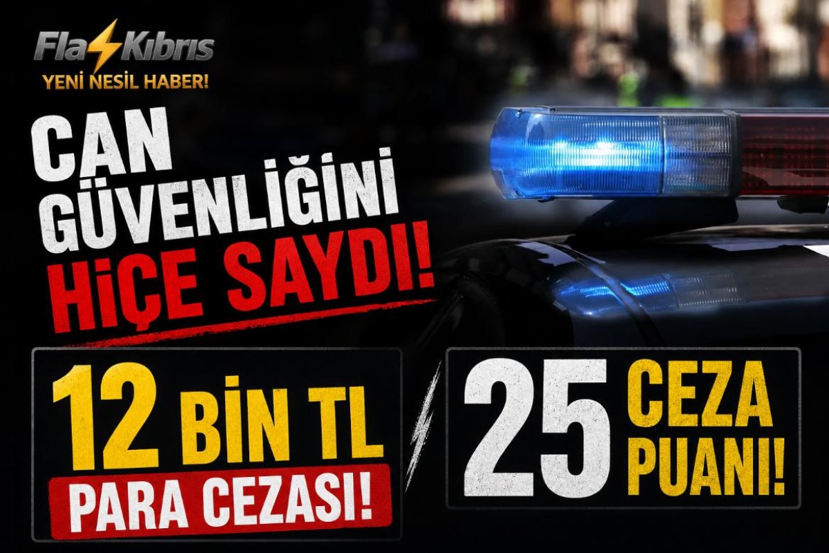 Tehlikeli sürüş pahalıya mal oldu!