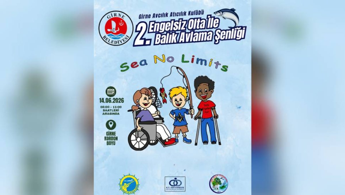 Girne’de pazar günü “2. Engelsiz Olta ile Balık Avlama Şenliği” düzenlenecek