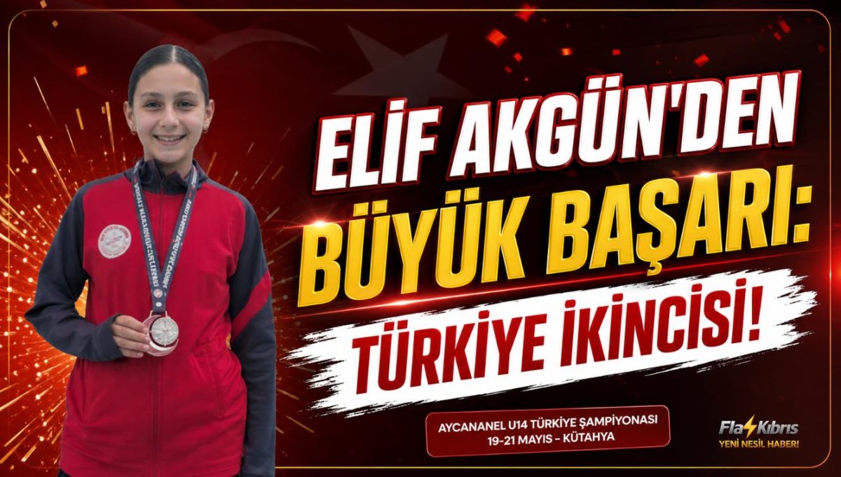 Elif Akgün’den Türkiye ikinciliği