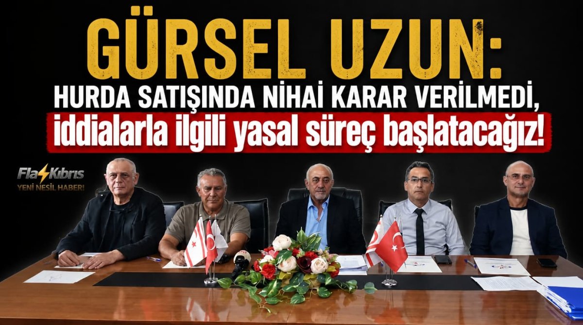 Gürsel Uzun: Hurda satışında nihai karar verilmedi, iddialarla ilgili yasal süreç başlatacağız