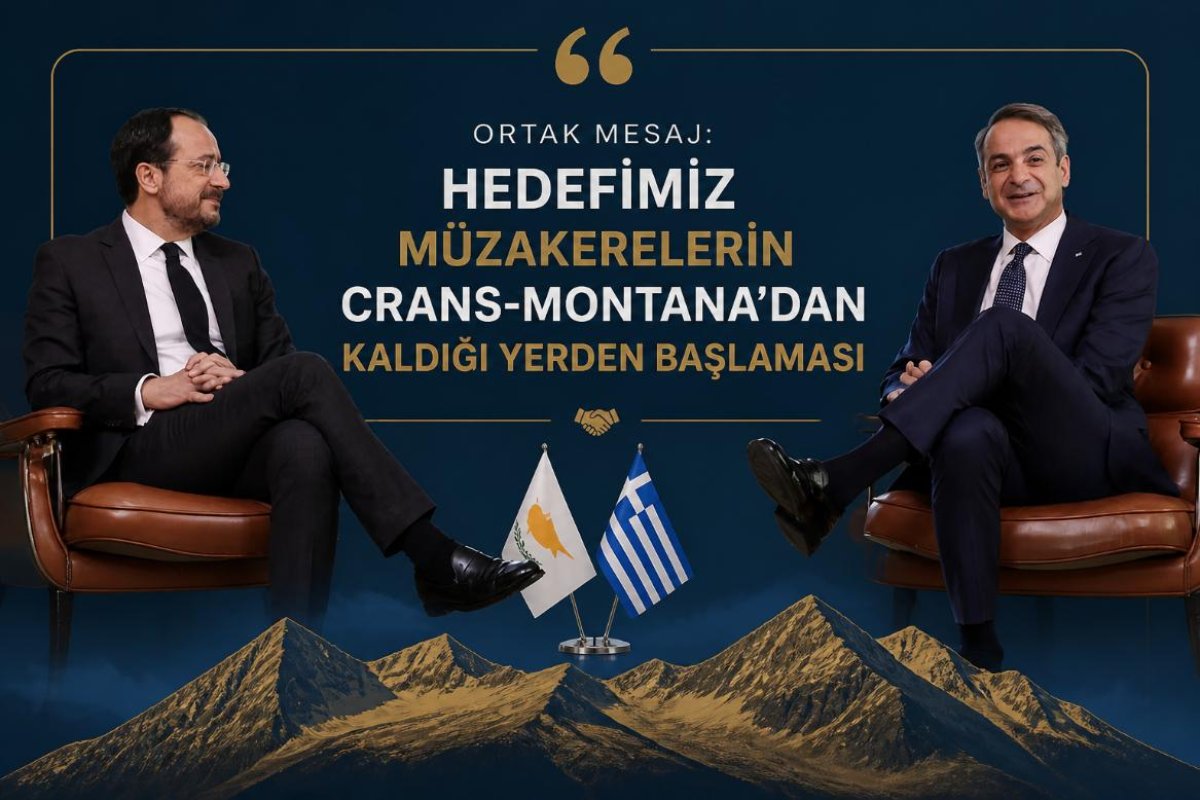 Hristodulidis ve Miçotakis’ten Guterres ziyareti öncesi ortak mesaj