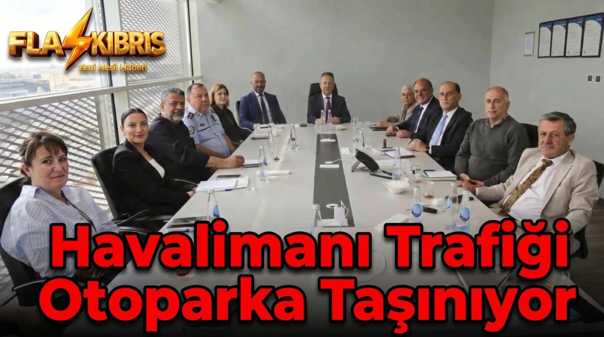 Ercan Havalimanı'ndaki trafik sorununun çözümü için önemli kararlar alındı