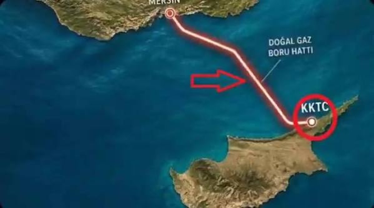 Alanya’dan KKTC’ye 97 km’lik doğalgaz boru hattı