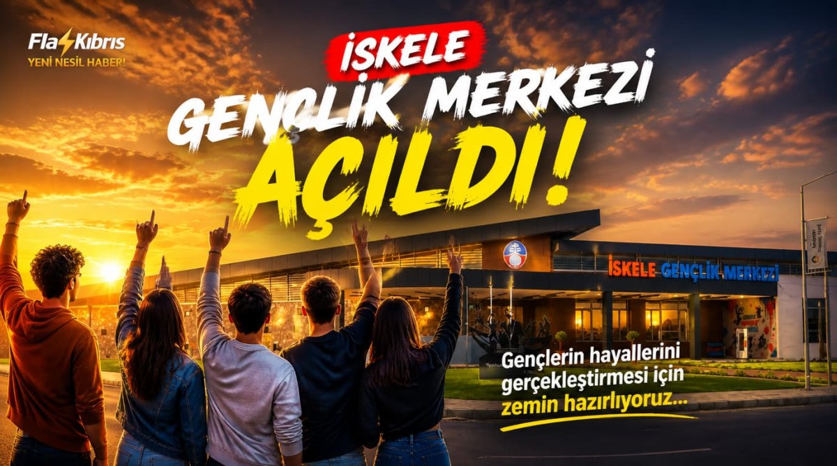 İskele Gençlik Merkezi açıldı: Gençlerin hayallerini gerçekleştirmesi için zemin hazırlıyoruz