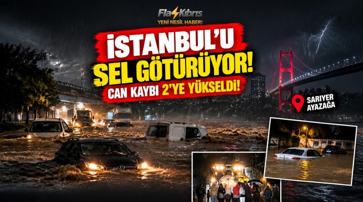 İstanbul'daki sel felaketinde can kaybı 2'ye yükseldi