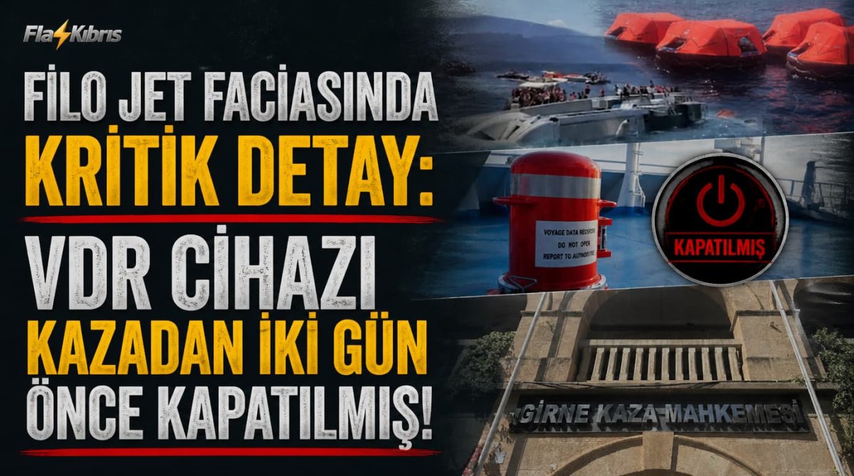 Filo Jet faciasında kritik detay: VDR cihazı kazadan iki gün önce kapatılmış