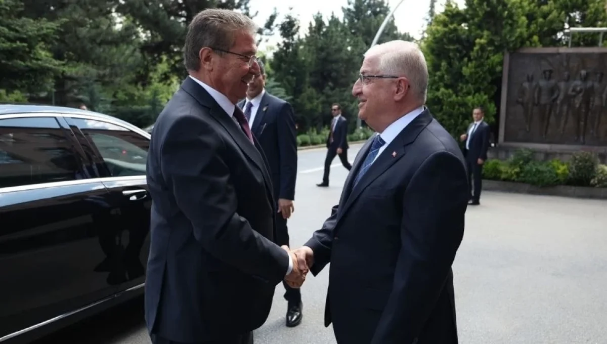 Başbakan Üstel, Ankara’da Türkiye Cumhuriyeti Millî Savunma Bakanı Güler ile görüştü
