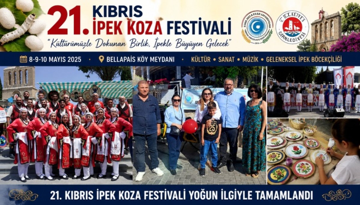 21. Kıbrıs İpek Koza Festivali yapıldı