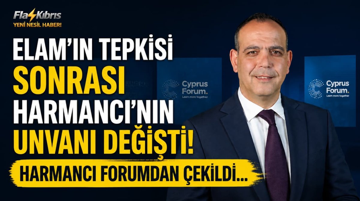 “LTB Başkanı” ünvanı kaldırıldı, Harmancı forumdan çekildi