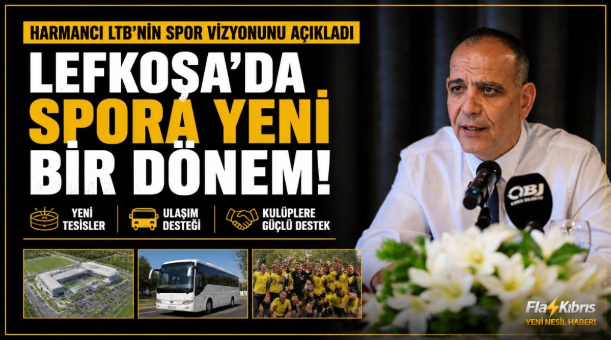 Harmancı LTB’nin spor projelerini açıkladı: Tesis, ulaşım ve kulüplere destek