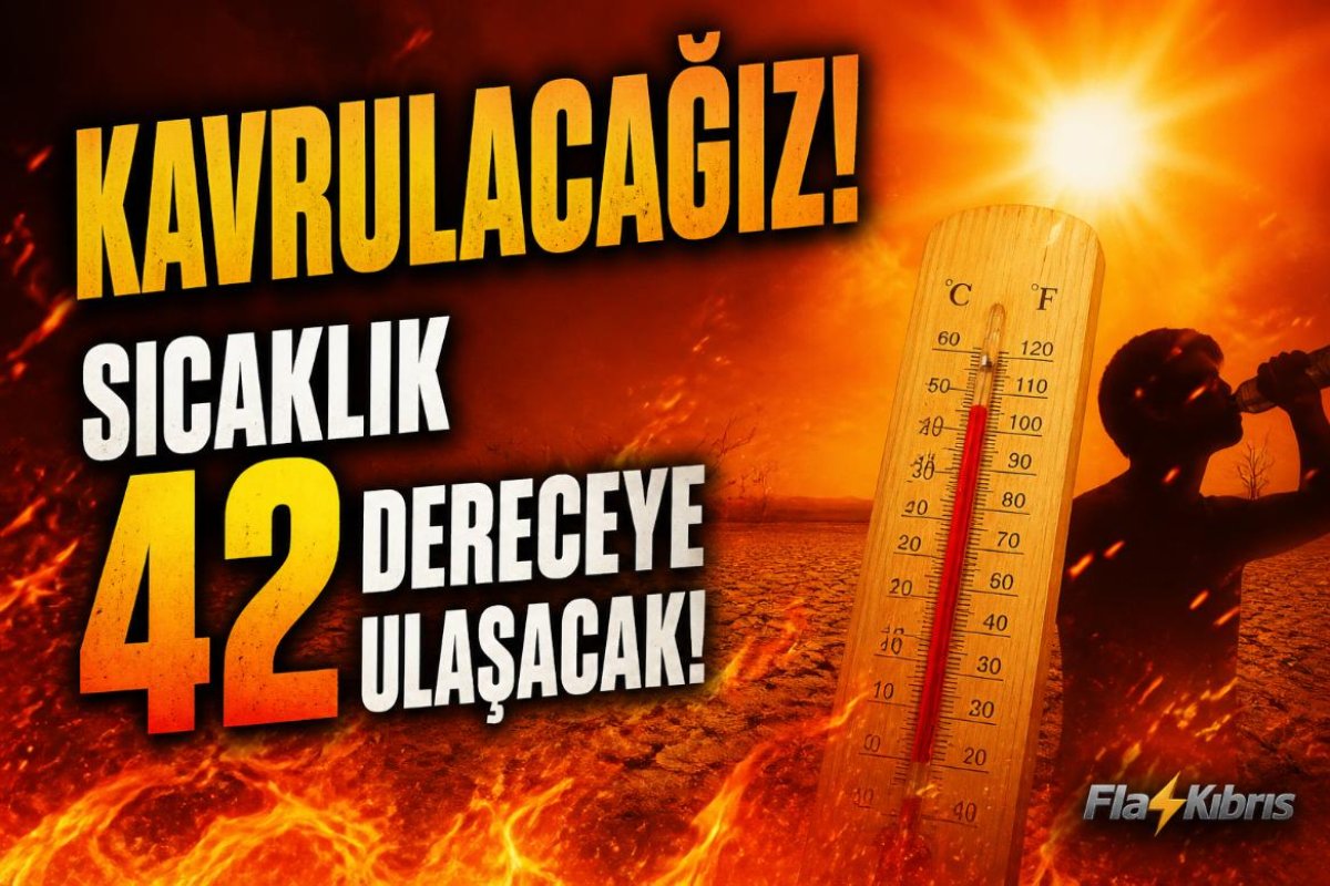 Yeni hafta kavurucu sıcaklarla başlıyor