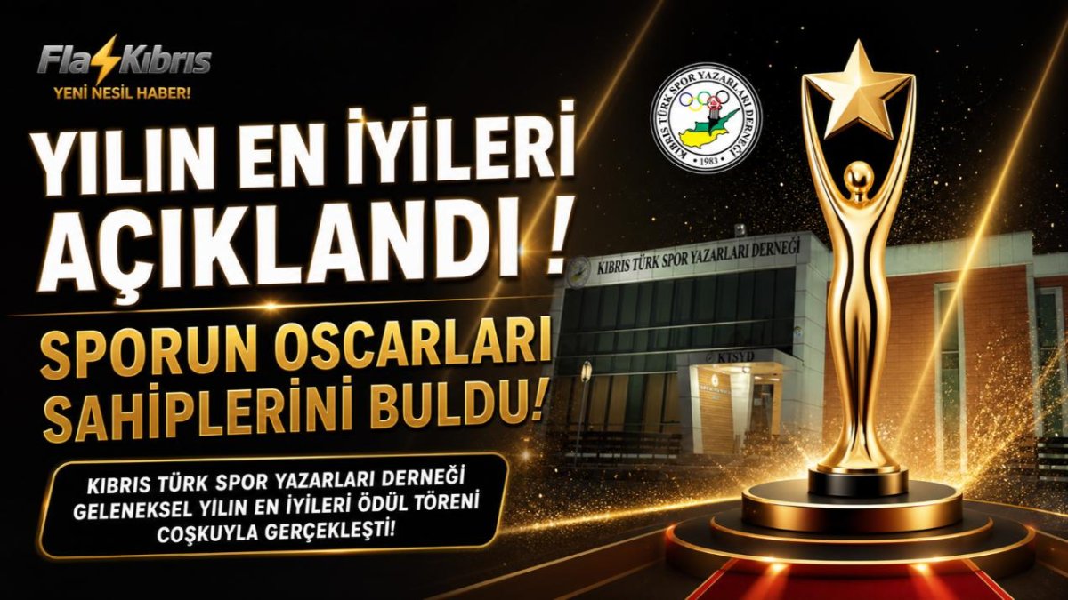 Spor Yazarları Derneği'nin "Yılın Başarılıları" ödülleri sahiplerini buldu