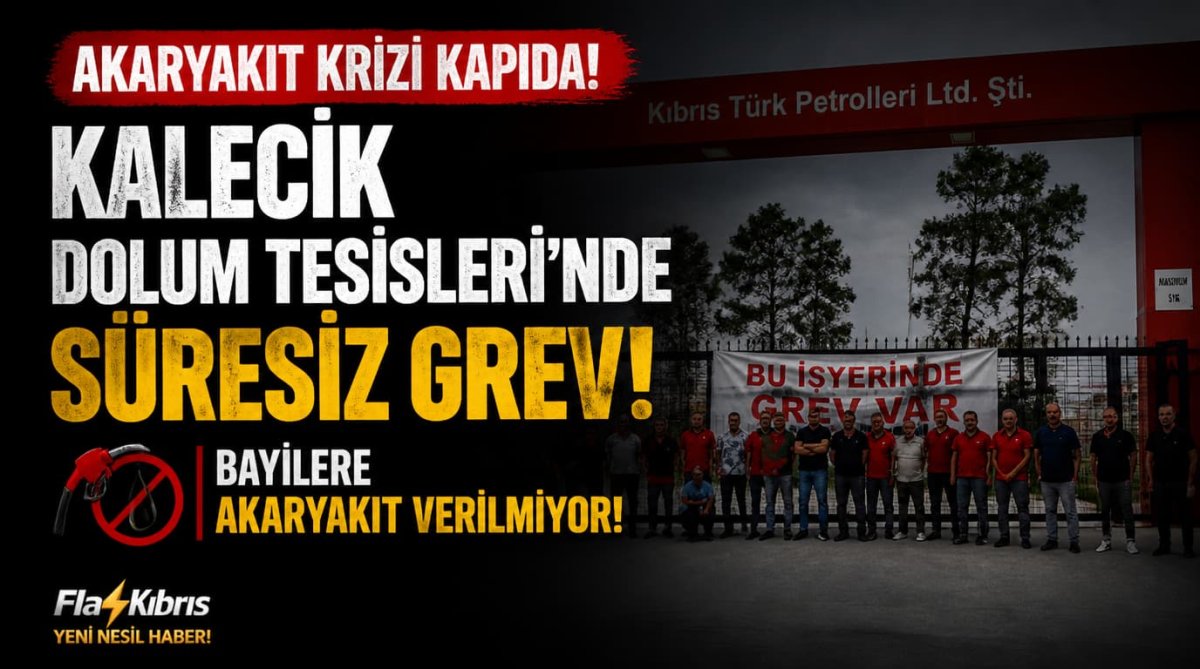 Petrol İşçileri Sendikası Kalecik Dolum Tesisleri’nde süresiz grev başlattı: Bayilere akaryakıt verilmiyor