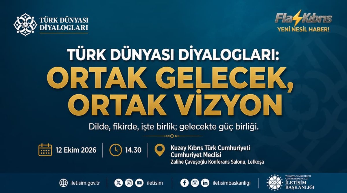 Lefkoşa’da, “Türk Dünyası Diyalogları: Ortak Gelecek, Ortak Vizyon” paneli düzenlenecek