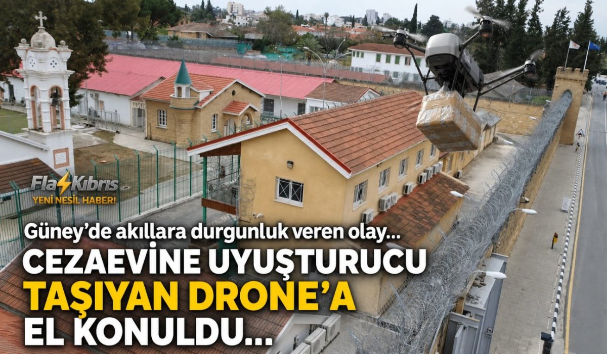 Rum Merkezi Cezaevi’ne insansız hava aracıyla uyuşturucu sokma girişimi engellendi