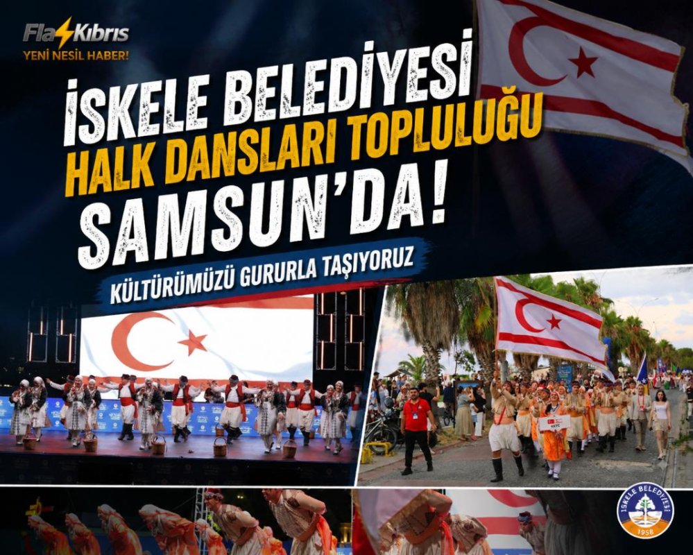 İskele Belediyesi Halk Dansları Topluluğu Samsun'da