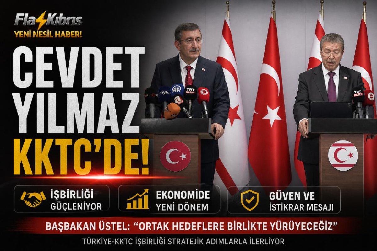 Cevdet Yılmaz ve heyeti KKTC'ye geldi