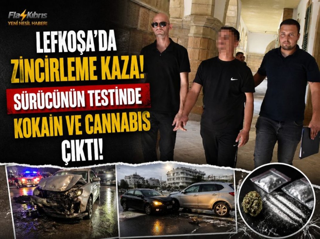 Lefkoşa’da Zincirleme Kaza zanlısı yeniden mahkemeye çıkarıldı