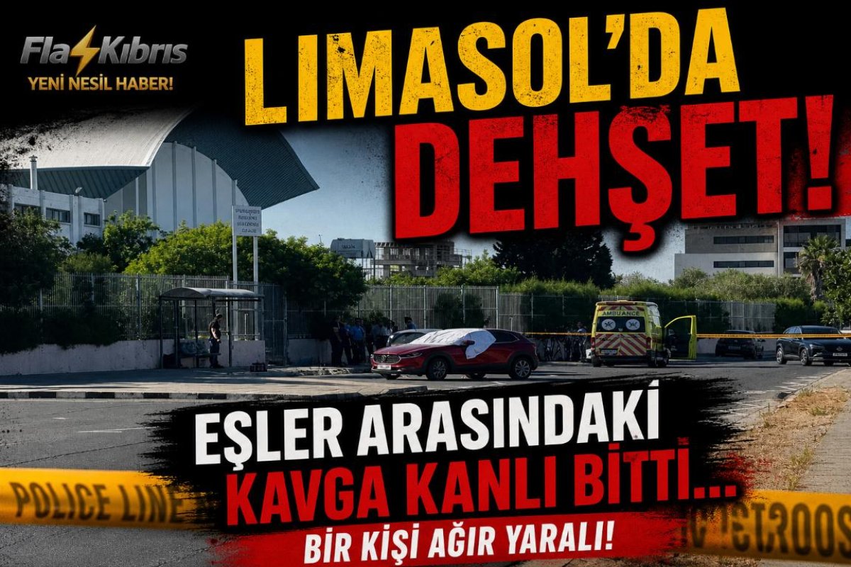 Limasol’da cinayet: Polis eşini vurdu, sonra canına kıydı!