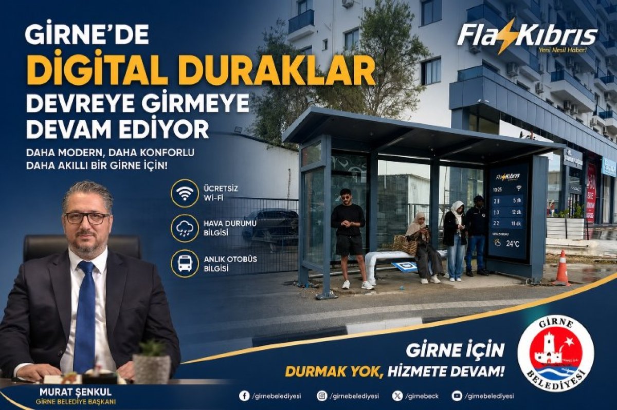 Şenkul'dan dijital durak müjdesi