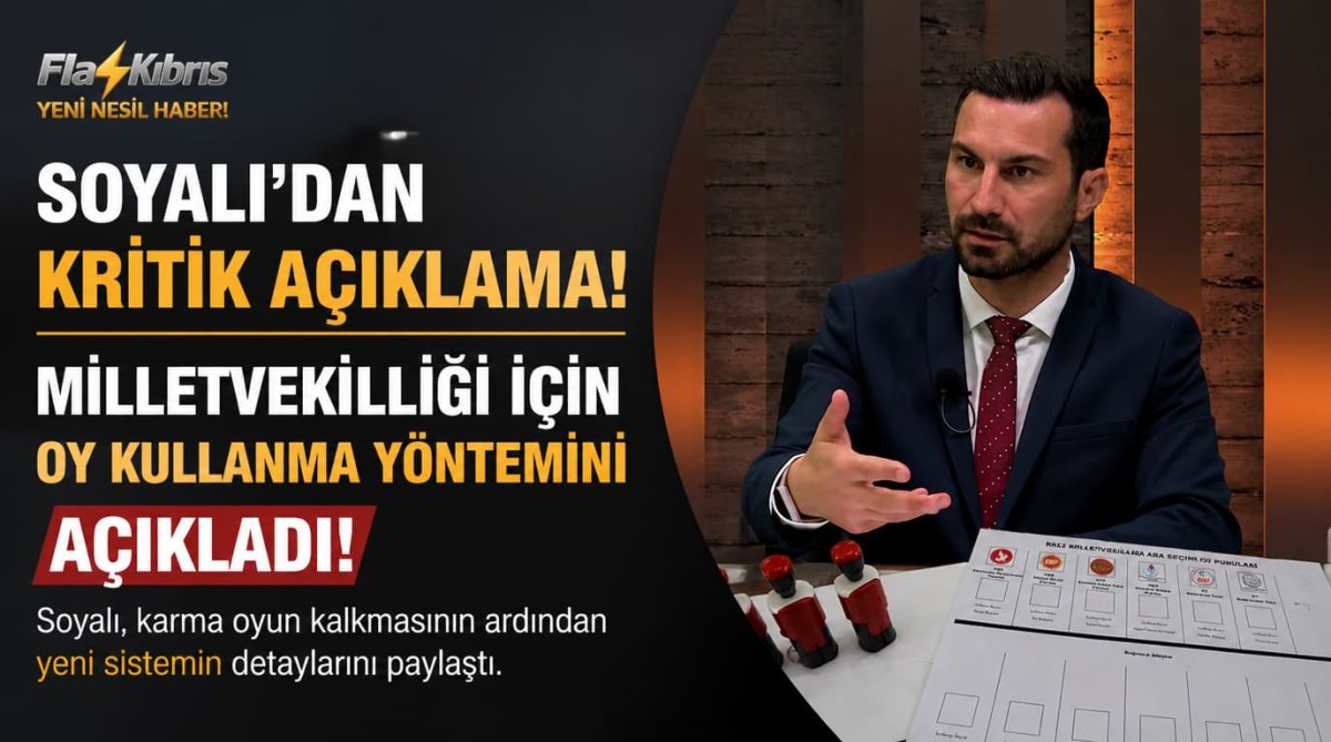 Solyalı, karma oyun kalkmasının ardından milletvekilliği için oy kullanma yöntemini açıkladı