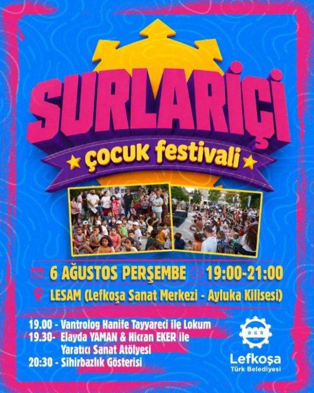 LTB Surlariçi Çocuk Festivali perşembe günü yapılıyor