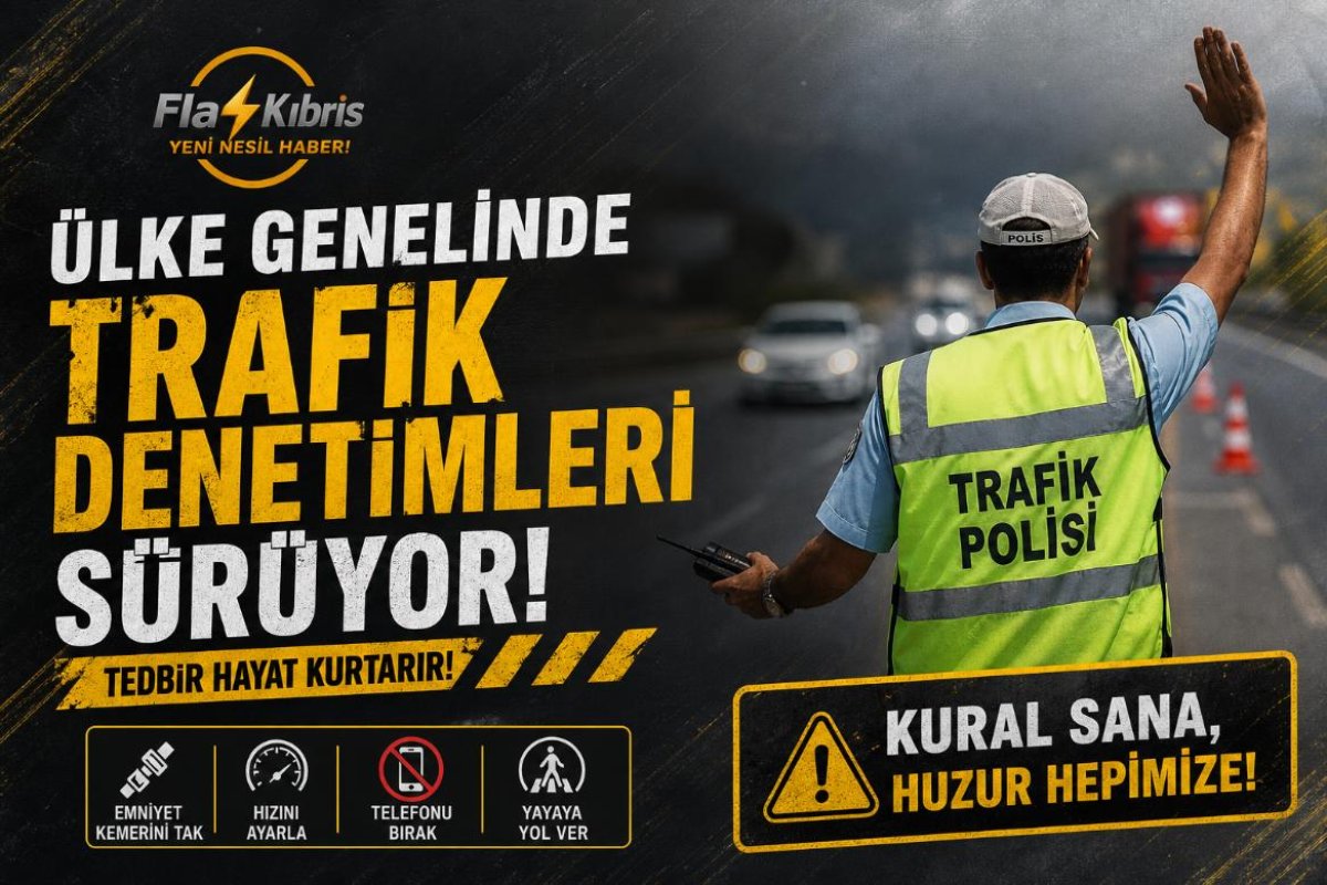 42 araç trafikten men edildi!, 1 kişi tutuklandı