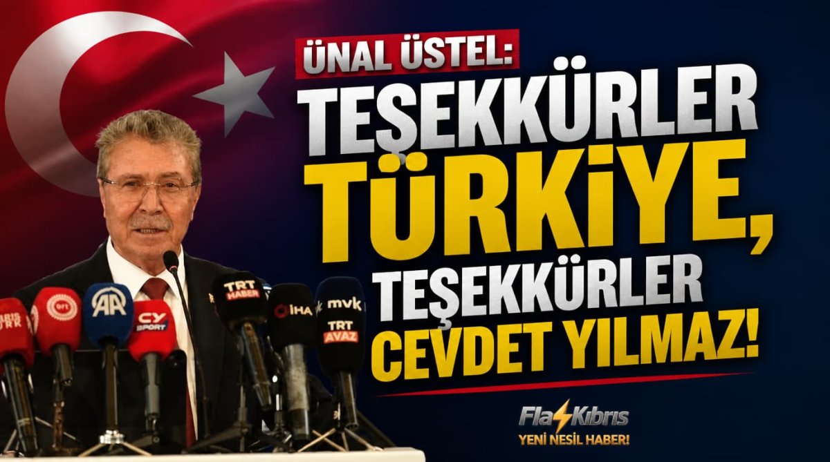 Ünal Üstel: Teşekkürler Türkiye, teşekkürler Cevdet Yılmaz!