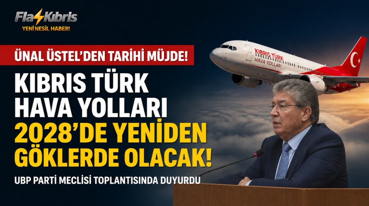 Ünal Üstel, UBP Parti Meclisi toplantısında müjdeyi verdi