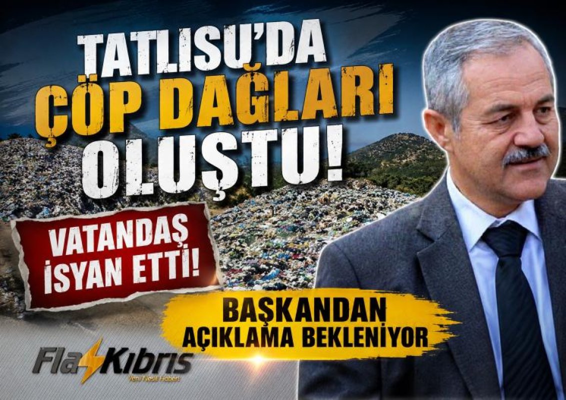 Tatlısu’da "vahşi depolama" tepkisi: "Gerçekler 'çöp dağı', Doğa Ana'ya bu ihanet neden?"