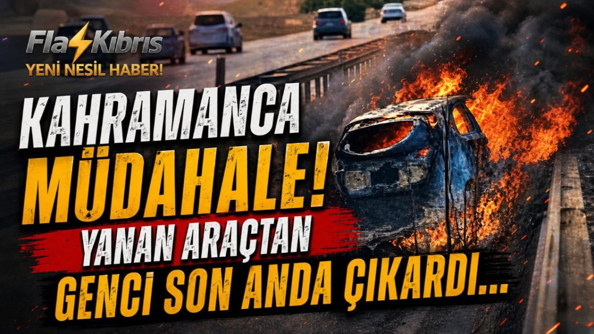 Alevlerin arasından hayat kurtardı!