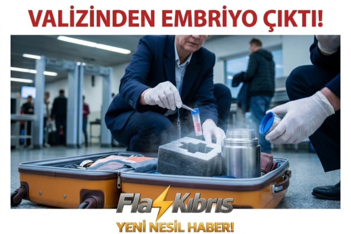 Ercan Havalimanı’nda Şok Olay