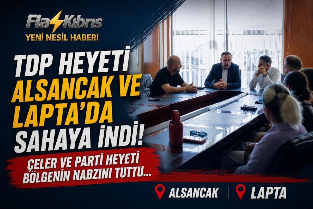 TDP heyeti Alsancak ve Lapta'da yerel yönetim, sağlık çalışanları ve vatandaşlarla buluştu