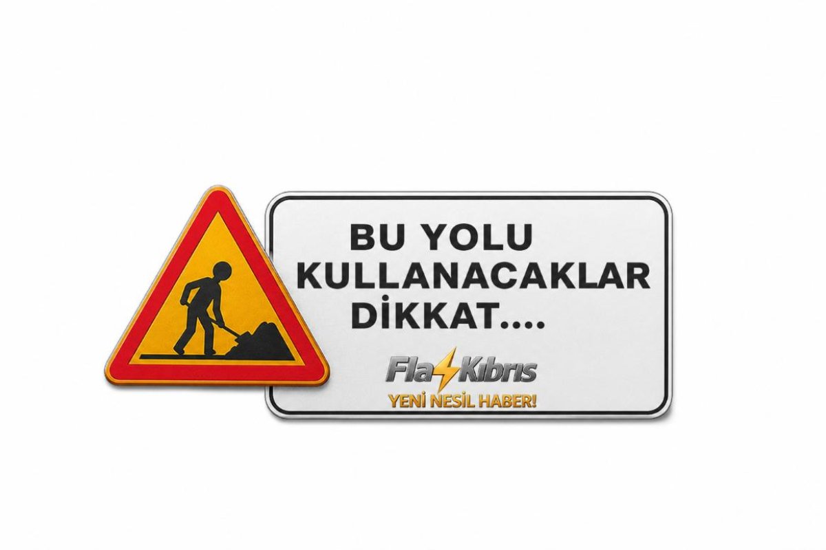 Girne-Değirmenlik yolu yarın 3 saat kapalı olacak