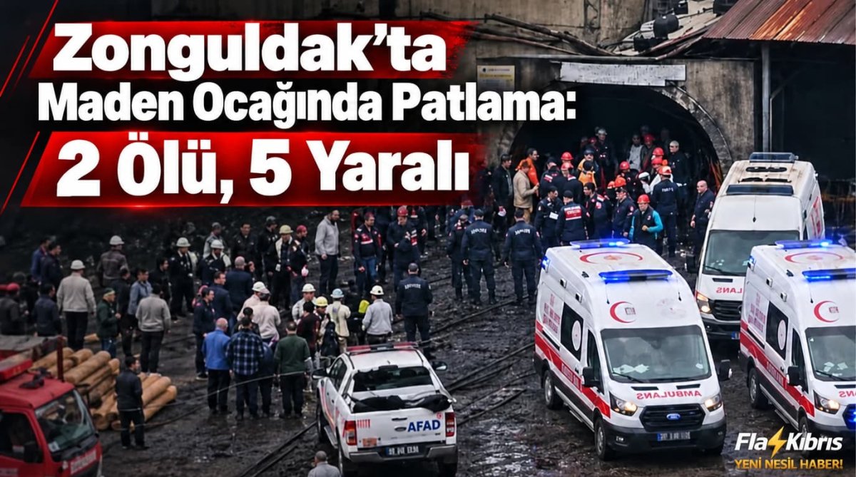 Zonguldak'ta maden ocağında patlama