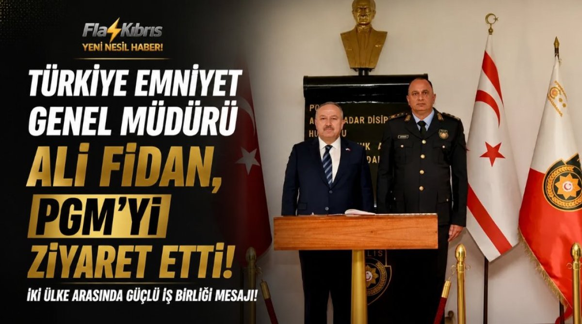 Türkiye Emniyet Genel Müdürü Ali Fidan, PGM’yi ziyaret etti